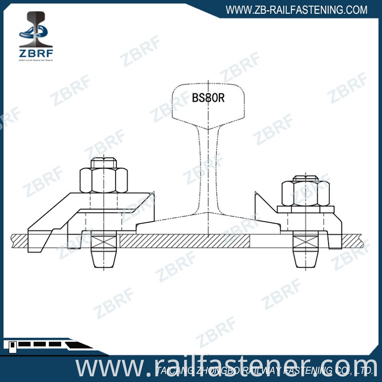 Bs80r Rail Clamp